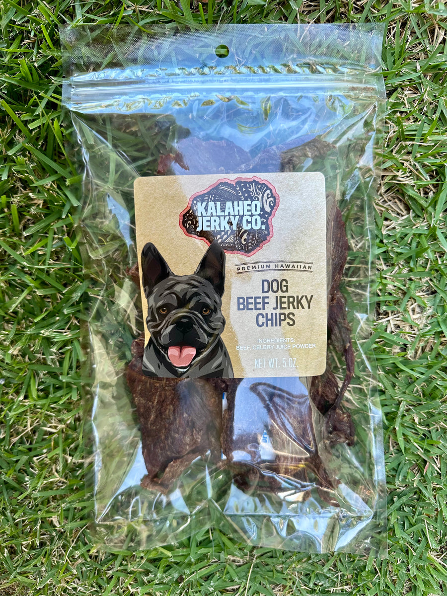 Dog Beef Jerky Chips Kalaheo Jerky Co.
