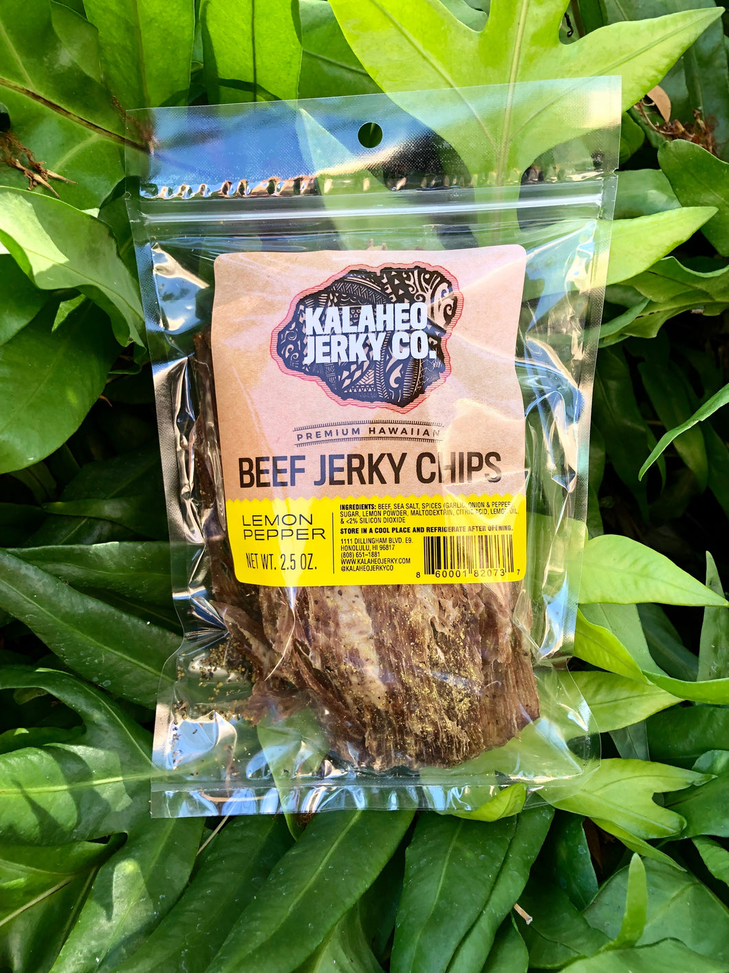 2.5OZ Lemon Pepper Beef Chips